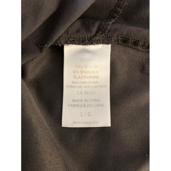 CLOUDVEIL Womens Large Nylon Blend Pants Gray Straight Roll Tab Legs Mid Rise - Picture 8 of 9